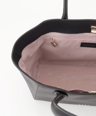 TOCCA ESPOIR LEATHER TOTE トートバッグ ブラック系