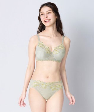 Wing ブラジャー Wing Lesiage 安定感のあるつけごこち 綿混素材(肌側) 【5010シリーズ】 フルカップブラ Hカップまで対応 大きいサイズ PB5010 ウイング／ワコール サンドベージュ