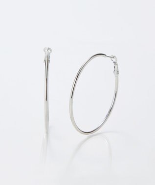Phoebe 【金属アレルギー対応】ライトフープピアス　シルバー/ステンレス/大振り