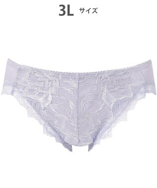 WACOAL ショーツ 【ハグするブラ】 BXB418とペア はきこみ丈あさめ ナイロンベア天竺素材(バック) レディース PXB118 /ワコール グレー