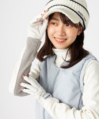 FILA GOLF／marie claire 【marie claire SPORT】 mc柄両手グローブ ホワイト