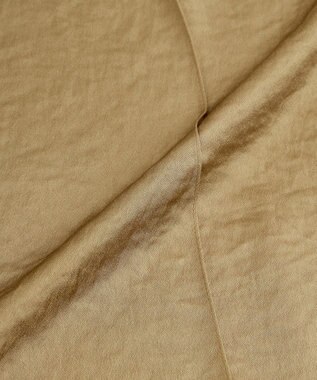 YECCA VECCA ビンテージサテンイージーワイドパンツ Camel