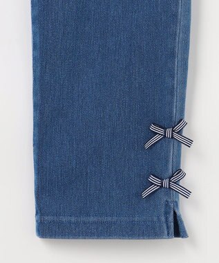 ANY KIDS 【洗濯機可能】ときめきストレッチ カットソーパンツ インディゴ