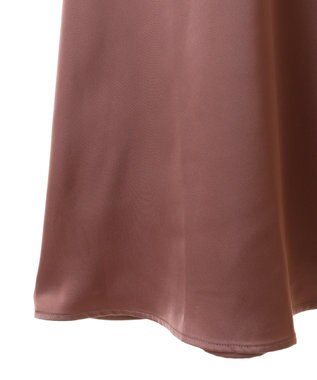 Green Parks ・Ｐｅｔｉｔ　Ｆｌｅｕｒ　サテンフレアスカート Pink