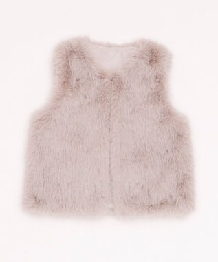 WEGO Fファーベスト ベージュ