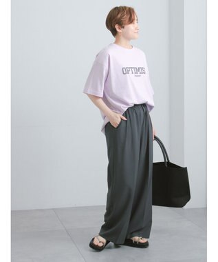 Te chichi シンプルロゴプリントBIGTシャツ《2026 SUMMER LOOK item》 ピンク