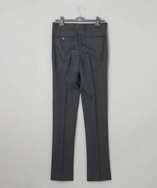 GOTAIRIKU ロングセラー【洗える/折り目加工/シワになりにくい/ウエストアジャスター】ウォッシャブル サマーウール100％パンツ_限定色(1タック)23年モデル グレー系4