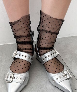 WEGO ドットシアーソックス