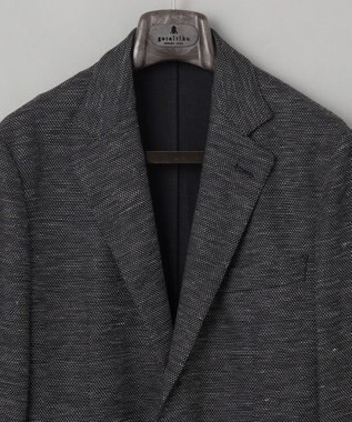 GOTAIRIKU 2年連続売上NO1【吸水速乾/ウォッシャブル/ストレッチ】ノルマンディーリネン カーディガンジャケット(25年モデル) グレー(NEW/フラップポケット)