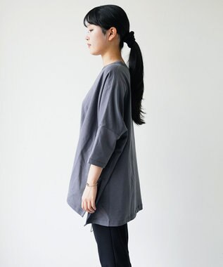 WHITE MAILS 【UNISEX】HIGH GAUGE URAKE OVERSIZED PULLOVER 裏毛 スウェット チャコールグレー