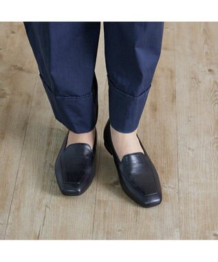 ing <ing>【WEB限定】モカシンローファー ブラック