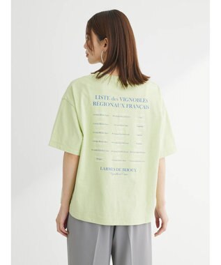 Green Parks 両面ロゴツアーボックスＴシャツ Lime Green