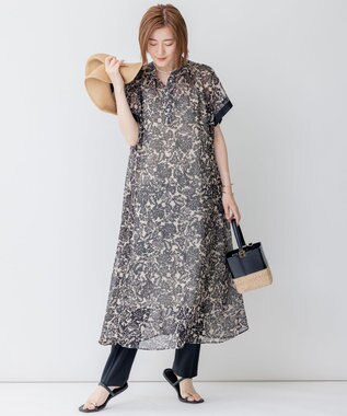 23区 【CLASSY.6月号掲載】ビジュー フラット サンダル ブラック系