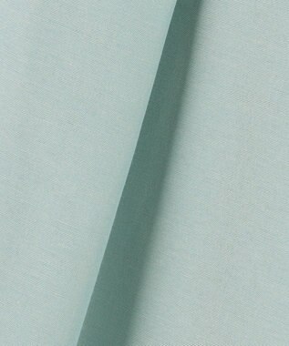 ICB 【WEB限定】 アセテートレーヨン ロングシャツ サックスブルー系