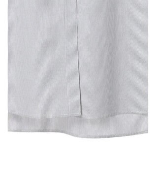 Green Parks パール釦ストライプシャツ Stripe Black