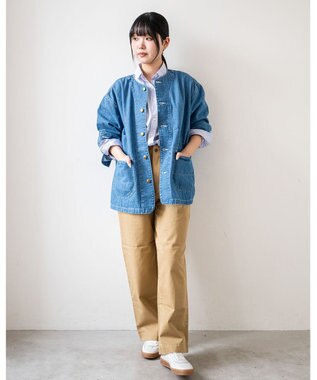 caqu M45 old chino ややゆったりテーパードチノ khaki