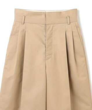 uncrave チノギャバジン ワイドトラウザー ベージュ