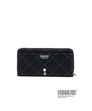 CLATHAS CLATHAS×PEANUTS ラウンド長財布 ネイビー