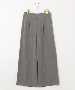 ANY SIS 【シリーズ累計7万本突破！】サーモ2WAYストレッチ ワンタック ワイドパンツ ライトグレー