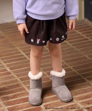 ANY KIDS 【any FAM×サンリオキャラクターズ】コーデュロイキュロット チョコレート×クロミ