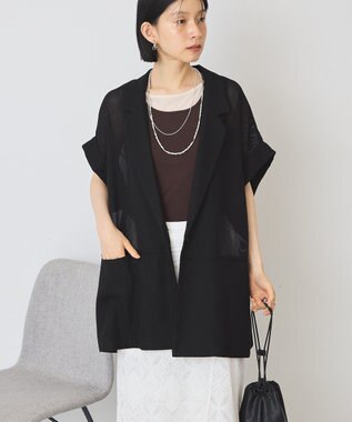 AMERICAN HOLIC メッシュフレンチジャケット Black