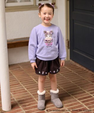 ANY KIDS 【any FAM×サンリオキャラクターズ】コーデュロイキュロット チョコレート×クロミ