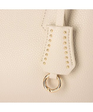 UNBILLION カシュカシュ cachechche / セパレートカラーパーテーショントート アイボリーパイソン