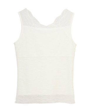 earth music&ecology 接触冷感２ｗａｙレースタンクトップ