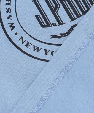 J.PRESS KIDS 【140-170cm】ビックロゴリンガー 半袖Ｔシャツ サックスブルー