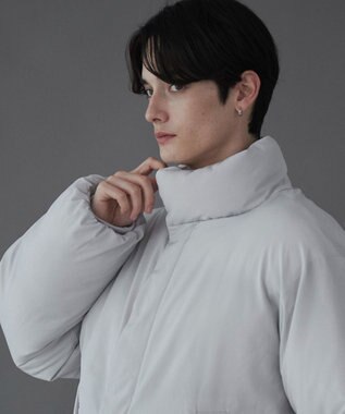 WEGO 【ユニセックス着用ITEM】ショートパデッドブルゾン ライトグレー