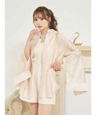 earth music&ecology マルチウェイシアーシャツ Light Beige