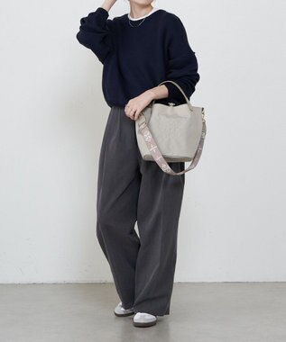 russet 《WEB限定》コーデュラナイロン2WAYミニトートバッグ(CE-1673-WEB) L.Greige