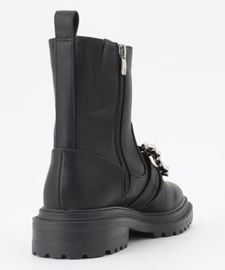 TOCCA 【晴雨兼用】SQUARE BIJOUX RAINBOOTS ブーツ ブラック系