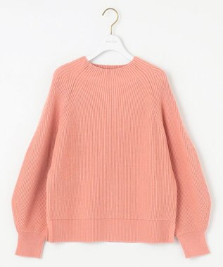 ANY SIS 【大人百花掲載 ヨンアさん着用】冬のシャルマン ラグランスリーブ ニット サーモンピンク