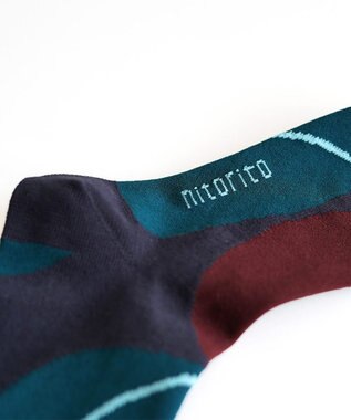 nitorito 【UNISEX】米沢オリジナル柄 nuts 靴下 green