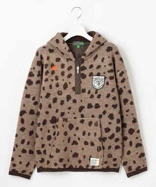PW CIRCULUS 【WOMEN】SNOW LEOPARD柄フーディー ベージュ系5