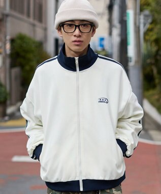 WEGO ライントラックジャケット オフホワイト