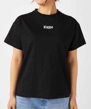 OP／FILA 【Kappa】サガラ刺繍 オーバーサイズTシャツ ブラック