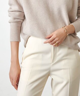 BEIGE， SABRES / ストレートパンツ Ecru