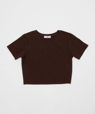 WEGO 【7色/SMLサイズ展開】コンパクトフィットT ブラウン