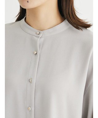 Green Parks ・ＥＬＥＮＣＡＲＥ　ＤＵＥ　バックプリーツブラウス Gray