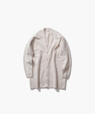 ATON ROYAL FUR CASHMERE | オーバーサイズカーディガン WARM WHITE