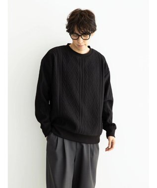 CRAFT STANDARD BOUTIQUE ケーブル柄カットプルオーバー1