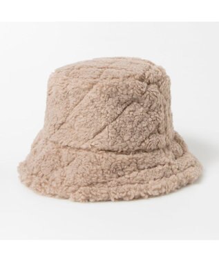 UNBILLION カシュネ cache nez / キルティングフェイクファーバケットハット