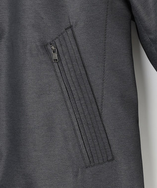 JOSEPH ABBOUD 【2WAY/撥水/ダウンライナー】インターレースカルゼ コート グレー系