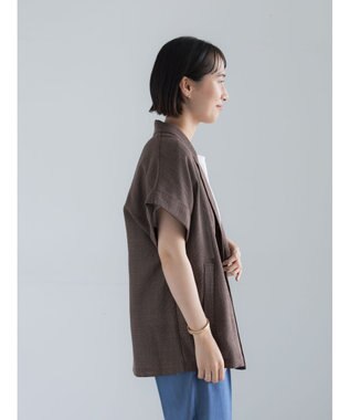 Te chichi カラミメッシュジャケット《2026 SUMMER LOOK item》 ブラウン