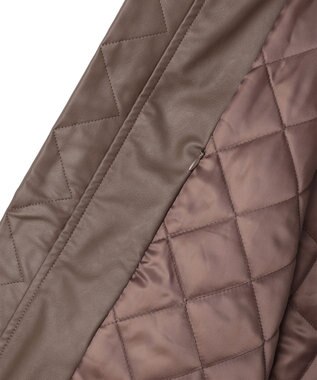 J.PRESS YORK STREET 【UNISEX】エコレザーMA-1 ダークブラウン系