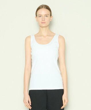 JOSEPH 【洗える】クリーミーリブ　タンクトップ White