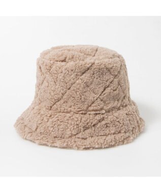 UNBILLION カシュネ cache nez / キルティングフェイクファーバケットハット オーク