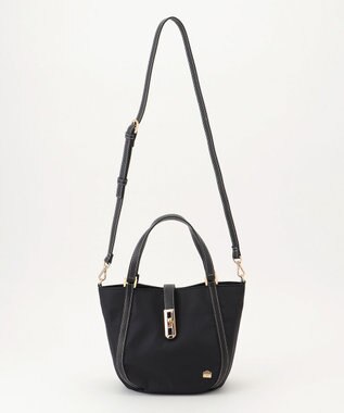 LA BAGAGERIE ひねり金具付きエレガンストート　SSサイズ ブラック